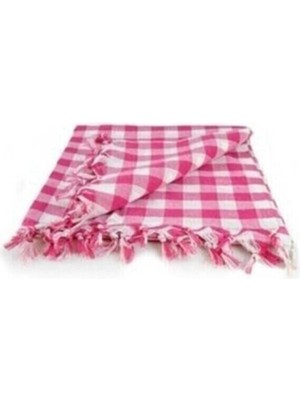 Aydogan's Kareli Saçaklı Kırmızı Masa/piknik/sofra Örtüsü 165X170 cm