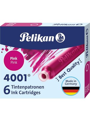 Kartuş Serisi TP6X Dolma Kalem Kartuşu Pembe