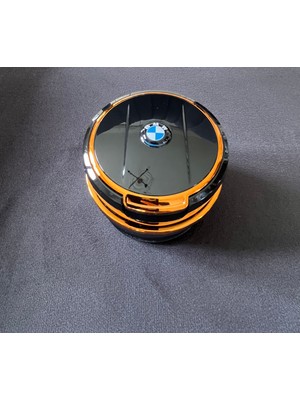 Abas Bmw Logolu Mavi Işıklı Porselen Küllük