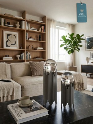 YNSK Orb | 2'li Kristal Küre & Mimari Kaide Seti