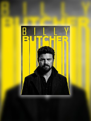 Tugo A4 Boyutunda Metal Billy Butcher Tablosu