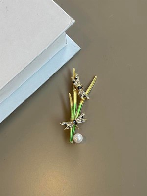 Aydogan's Sazlık Broş - Yeşil