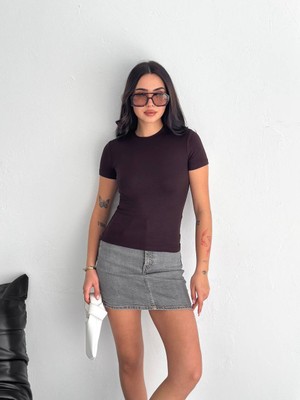 Gkc Butik Acı Kahverengi Body