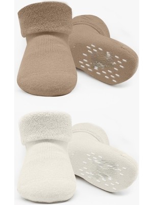 Vera Vtc 2'li Havlu Soket Kaymaz Basic Boy 10508 Bej 965874