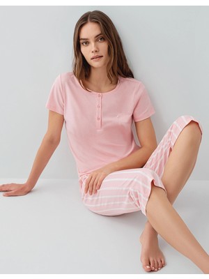 Ang Butik Pierre Cardin 9151-S Kısa Kol Kapri Takım