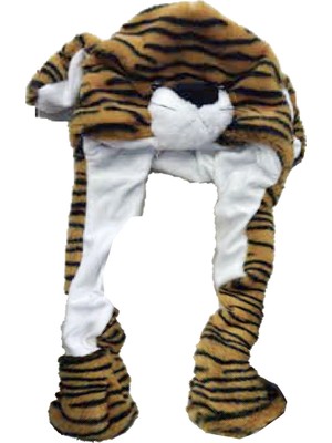 Ang Butik Suyutti K25465-04-017  Kaplan Figürlü Hareketli Çocuk Şapka