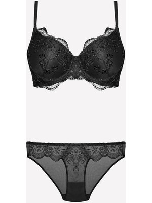 Ang Butik Nurteks 4385 Dantelli Sütyen Takımı