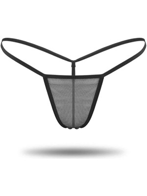 Ang Butik Siyah Tül Tanga TM1114