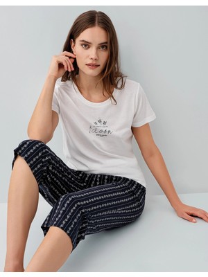 Ang Butik Pierre Cardin 9207-X Kadın Battal Kapri Ikili Takım