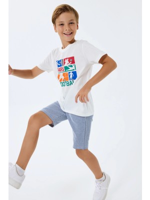 Ang Butik Rolypoly 3755-2 Erkek Çocuk Bermuda Takım