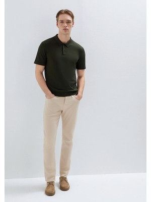 Mavi Marcus Mavi Black Bej Gabardin Pantolon 00351A2795