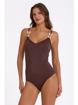 Ang Butik Argento 0075-3003 Kadın V Yaka Mayo