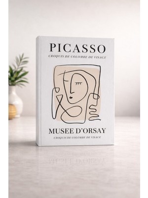 Home Pıcasso Dekoratif Kitap Kutu