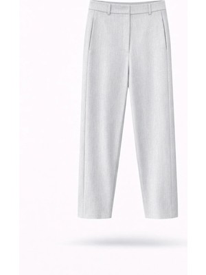 5in1Canpolat Açık Gri Havuç Kesim Kumaş Pantolon 9957