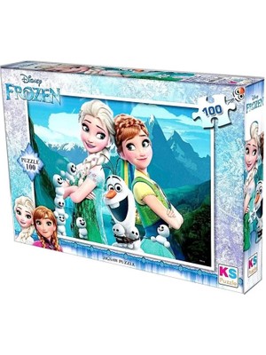 isiltikidsmoda 100 Parça Frozen Puzzle