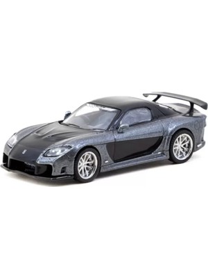 isiltikidsmoda 1/64 Mazda Rx-7 Veilside Fortune7 Grey Metallic / Black
