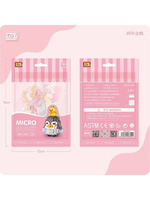 isiltikidsmoda LZ8609 Nessiworld Penguen Blok Seti Nessiworld Poşet -Vagon Life