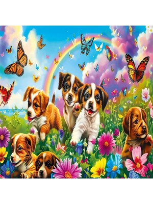 isiltikidsmoda 31754 Playıng Puppıes 50 Parça Puzzle