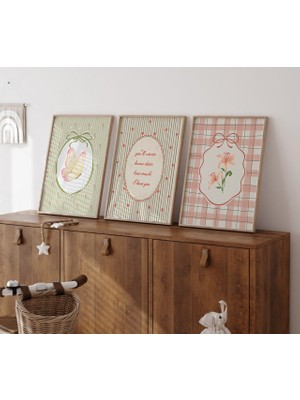 (Çerçevesiz) You'll Never Know..  Ilkbahar Temalı 3 Lü Poster Seti