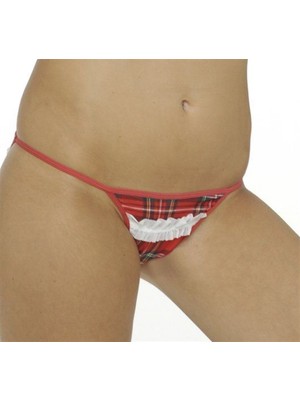 Byb Moda Tasarım Giyim B120618 Ekose Fırfırlı Iç Çamaşırı Beruflic