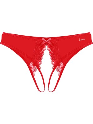 Byb Moda Tasarım Giyim Ağı Açık Büyük Beden Kırmızı Fantazi Külot Beruflic