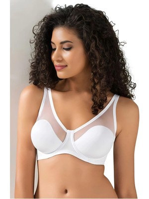Byb Moda Tasarım Giyim Tül Kaplı Soft C-Cup Sütyen Kadın 9200 Beruflic