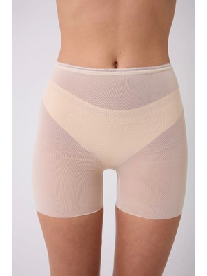 Byb Moda Tasarım Giyim Freshness 0024 Lazer Kesim Tül Boxer Korse Beruflic