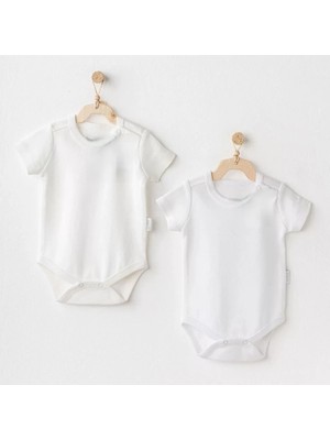 isiltikidsmoda AC25211 Short Sleeve 2'li Basic Body Ekru