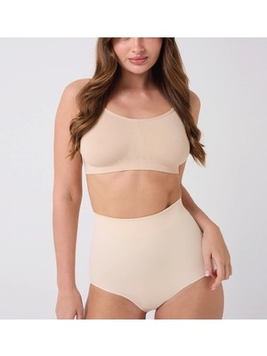 Byb Moda Tasarım Giyim Freshness 1006 Lazer Kesim Yüksek Bel Slip Korse Beruflic