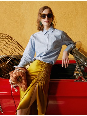 Koton Yirtmaç Detayli Etek