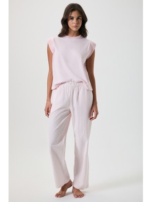 Penye Mood Bürümcük Dokulu Pijama Takımı