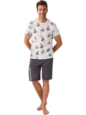 Byb Moda Tasarım Giyim Baba-Oğul Seti Erkek Ikili Pijama Takım  AR3670-S Beruflic