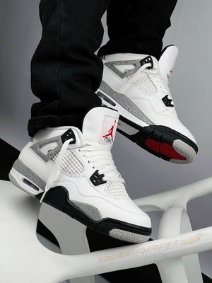 Nike Air Jordan 4 Retro Og 'white Cement' 2025 Lımıted Edıtıon-Sportxstore