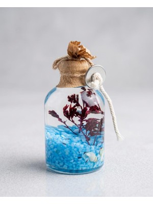 Hasır Ipli Tıpalı Dekoratif Şişe - Doğal Çiçekli Ev Dekorasyonu