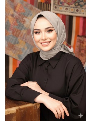 Güneş Bambu Kraş Eşarp (Tesettür Giyim, Hafif, Rahat, Şık, Yüksek Kalite, Hijab, Scarf, Shawl)