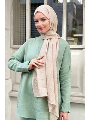 Güneş Bambu Kraş Şal (Tesettür Giyim, Yüksek Kalite, Hafif, Rahat, Şık, Premium, Lux, Shawl, Scarf)