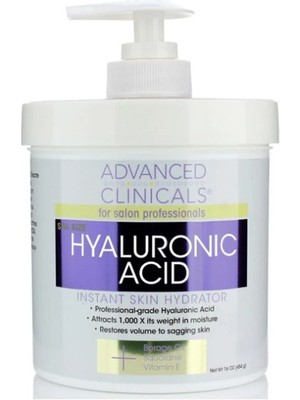 Advanced Clinicals Hyaluronic Acid Losyon 454GR