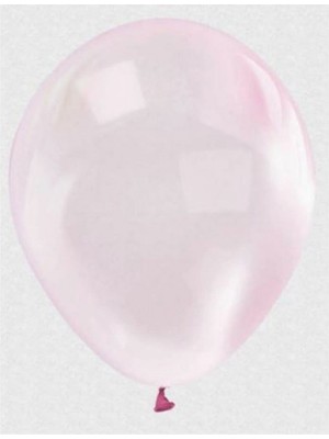 Hayaller Dükkanı Balon Ekstra Şeffaf Pembe Ruby  100 Adet