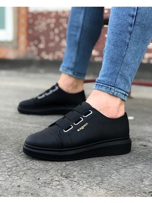 Kömür Kalın Taban Casual Erkek Ayakkabı