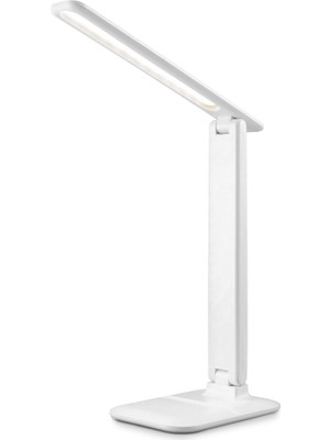 Skygo Ramia Premium | USB Şarjlı Masa Lambası - Beyaz Q808-2 | TG-HB-2026