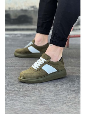 Haki Süet Erkek Casual Ayakkabı