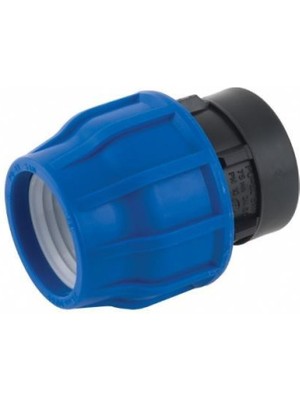 Poelsan Mavi 25X1/2 Kaplin Dişi Adaptör