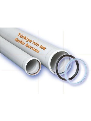 Ege Yıldız 50X1000 Pvc Boru 1,8 mm