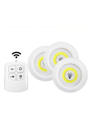 Skygo Ramia Premium | Kablosuz Uzaktan Kumandalı 3 Lü LED Lamba Seti | TG-HB-2026