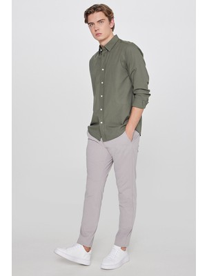 Lee Slim Fit Dar Kesim Normal Bel Cepli Esnek Chino Pantolon