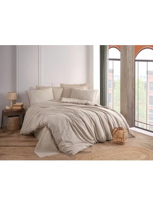 Indispensablely Private Ipliği Boyalı Nev Takımı Bej