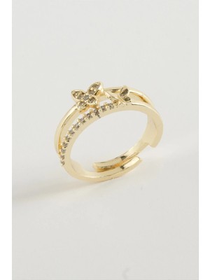 Zirkon Taşlı Yüzük