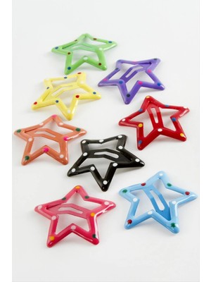 Benekli Yıldız Çıtçıtlı Toka 1 Adet