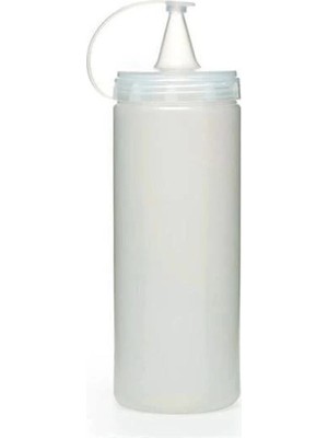 Epilons Şeffaf Kapaklı Sızdırmaz Yağlık Sosluk Şişesi Plastik Yağdanlık 400 ml AP-9028