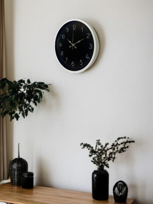 By Nevser 36 cm Dekoratif Sade Duvar Saati